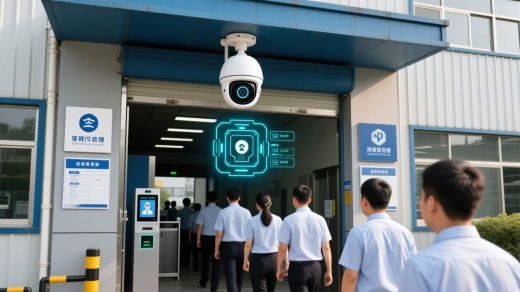 工廠車間無感考勤系統解決方案